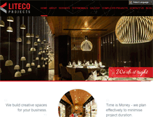 Tablet Screenshot of liteco.com.au